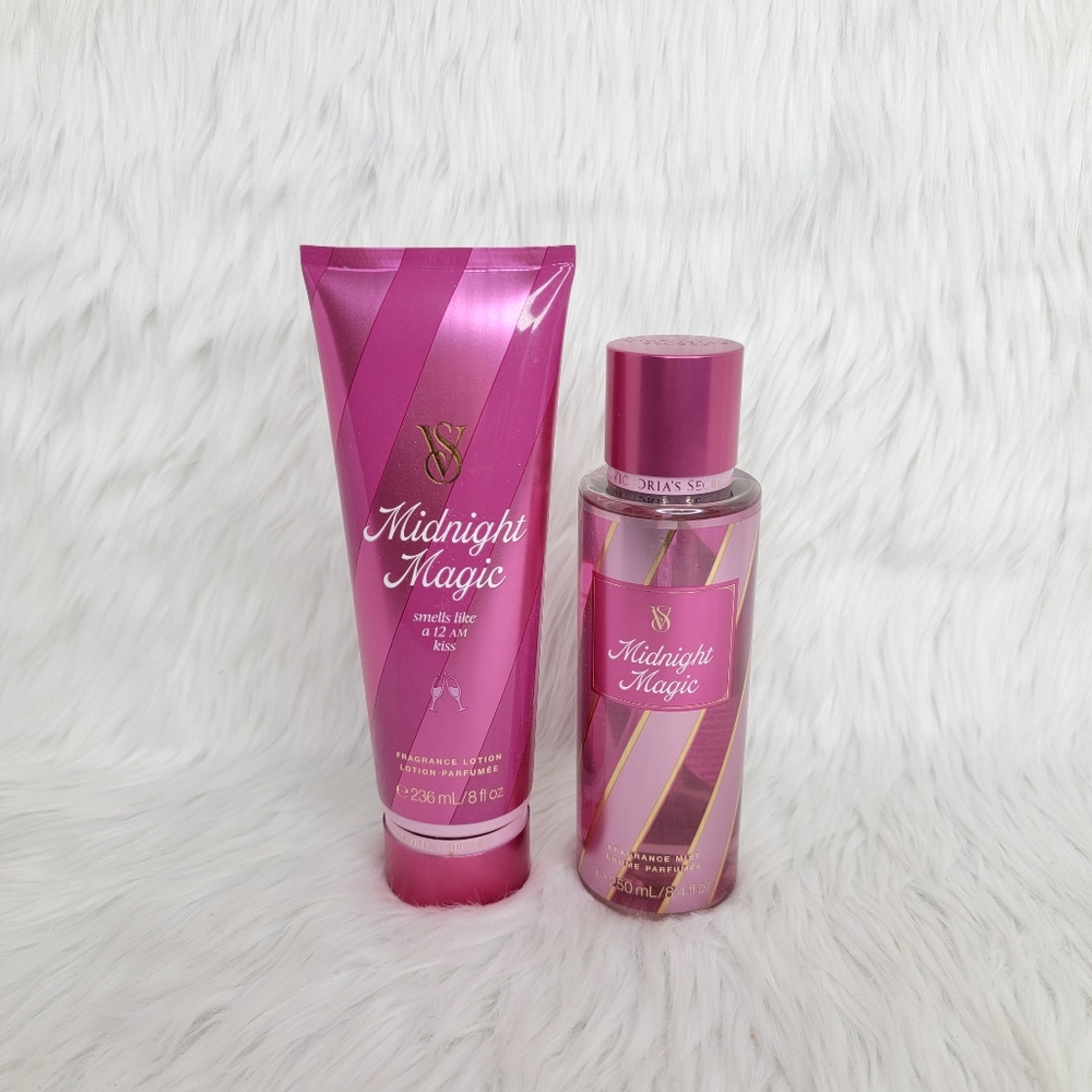 Victoria's Secret Midnight Magic Mist & Lotion Set.